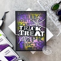 SA288 Halloween Words Stencil - Hero Arts