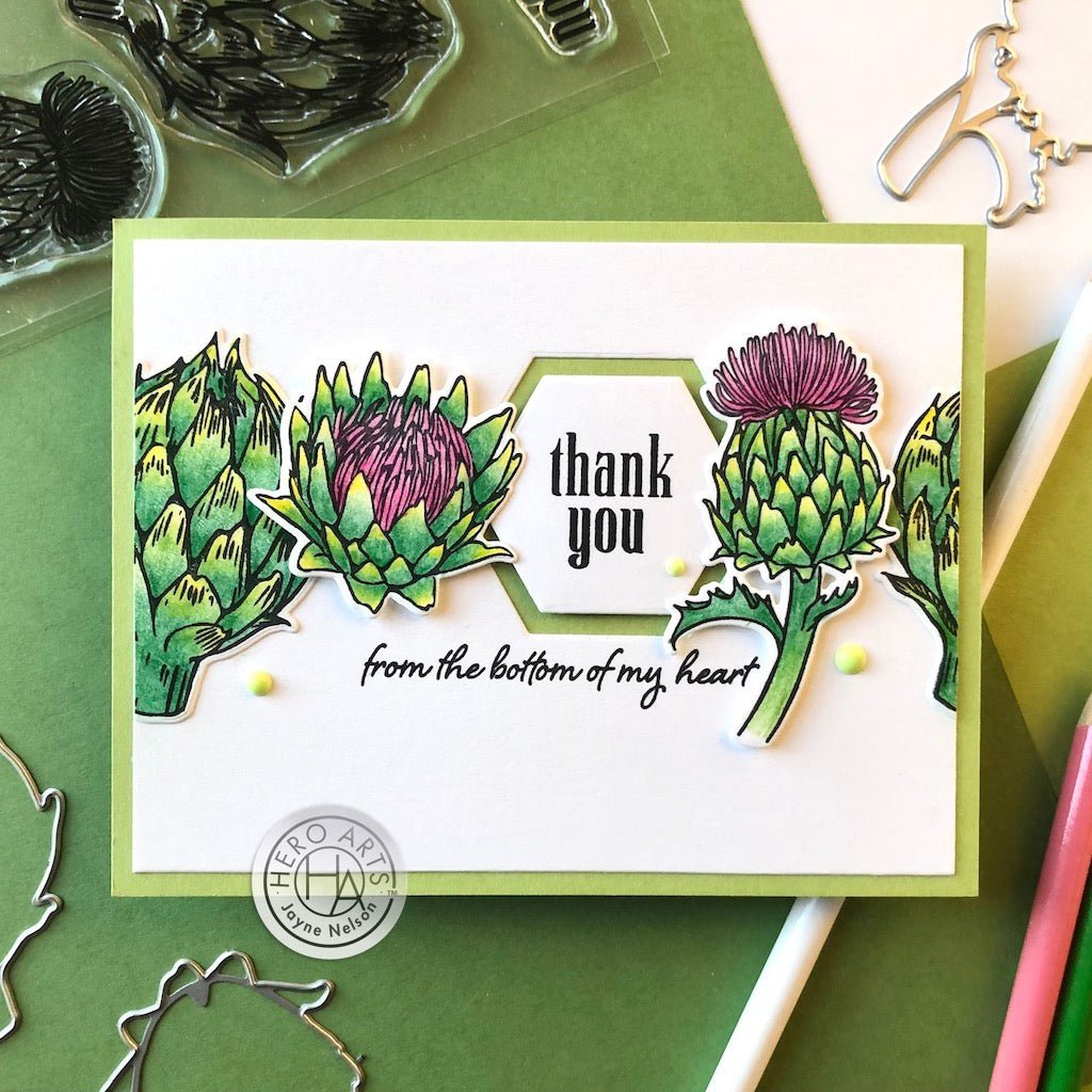 SB299 Artichoke Blooms Bundle - Hero Arts