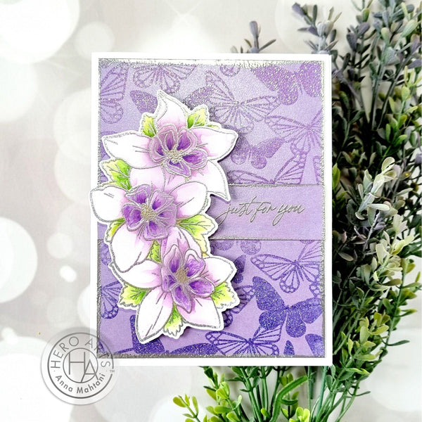 Wild Columbine Stamp & Cut