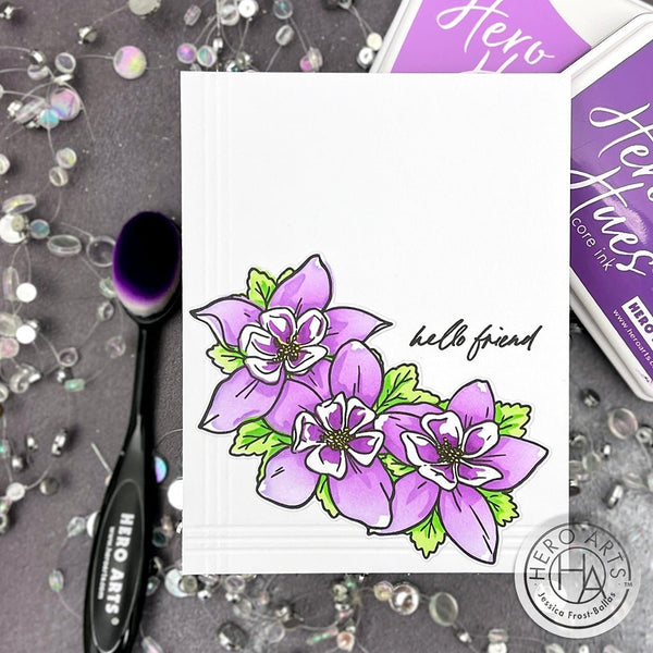 Wild Columbine Stamp & Cut