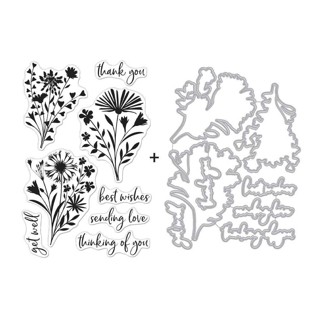 SB353 Floral Imprints Bundle (D) - Hero Arts