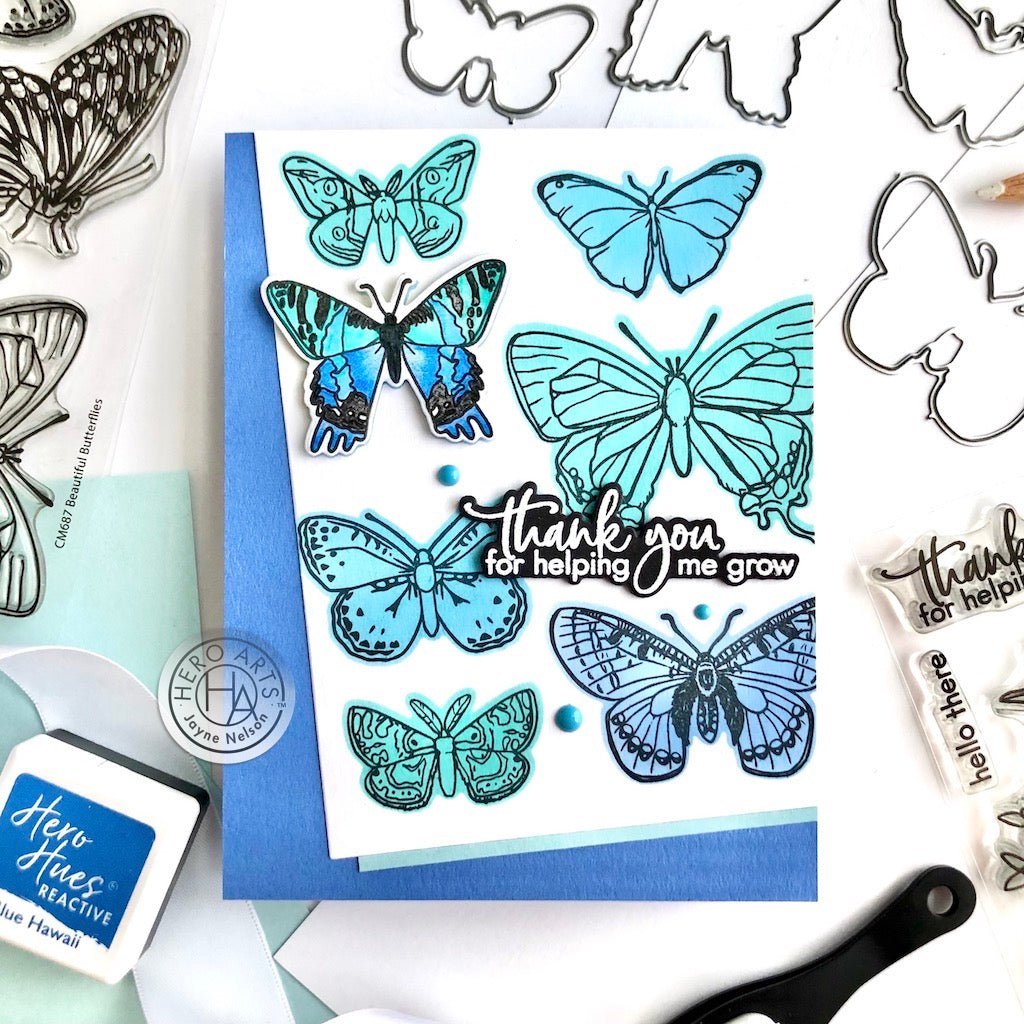 SB358 Beautiful Butterflies Bundle (E) - Hero Arts