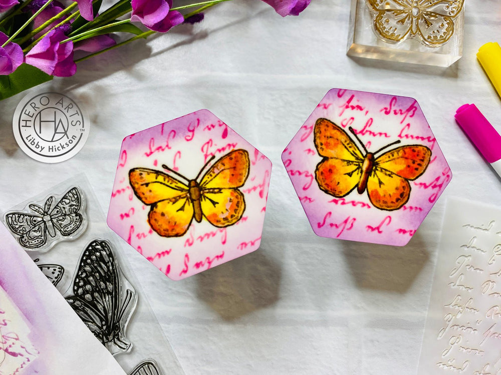 SB358 Beautiful Butterflies Bundle (E) - Hero Arts