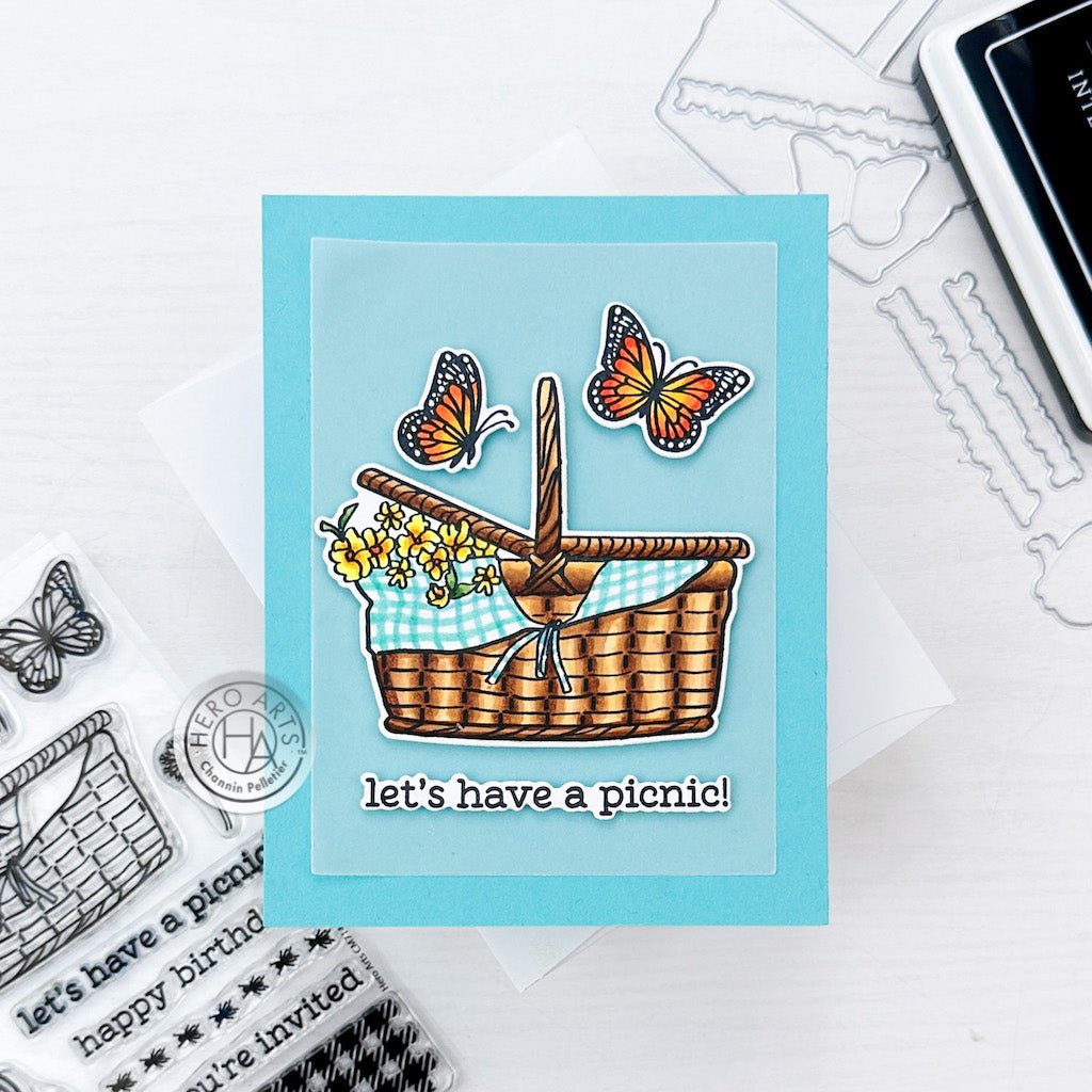 SB371 Picnic Basket Bundle (C) - Hero Arts