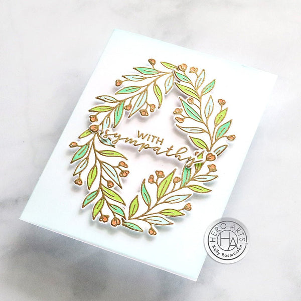 With Sympathy Stamp & Cut
