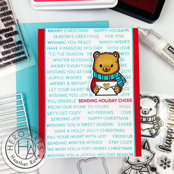 Winter Mail Critters Stamp & Cut