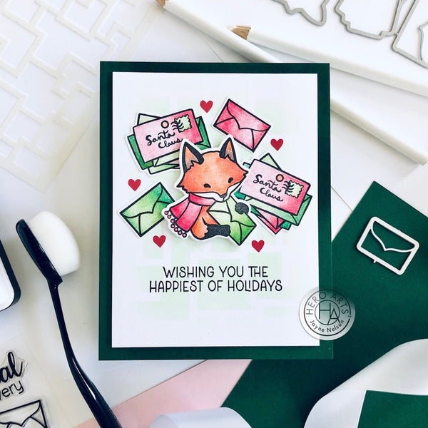 Winter Mail Critters Stamp & Cut