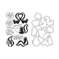 SB396 Skunk Love Bundle (E) - Hero Arts