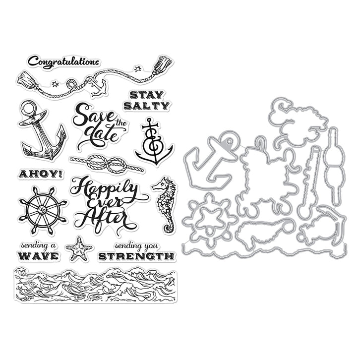 SB405 Nautical Messages Bundle (C) - Hero Arts