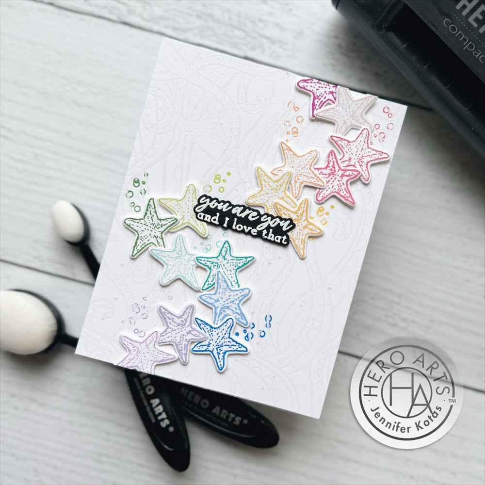 Tropical Fishes Stamp & Cut