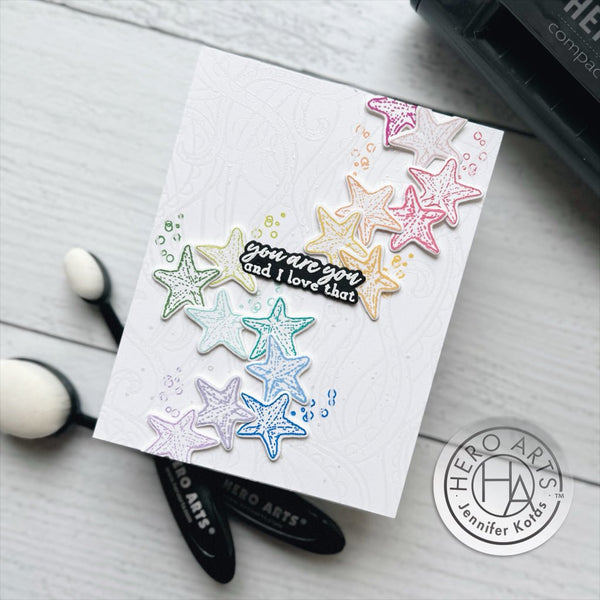 Tropical Fishes Stamp & Cut