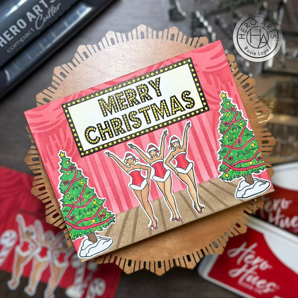 Sparkling Holiday Stage Stamp & Cut by Ralph Tyndall