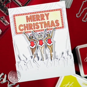 Sparkling Holiday Stage Stamp & Cut by Ralph Tyndall