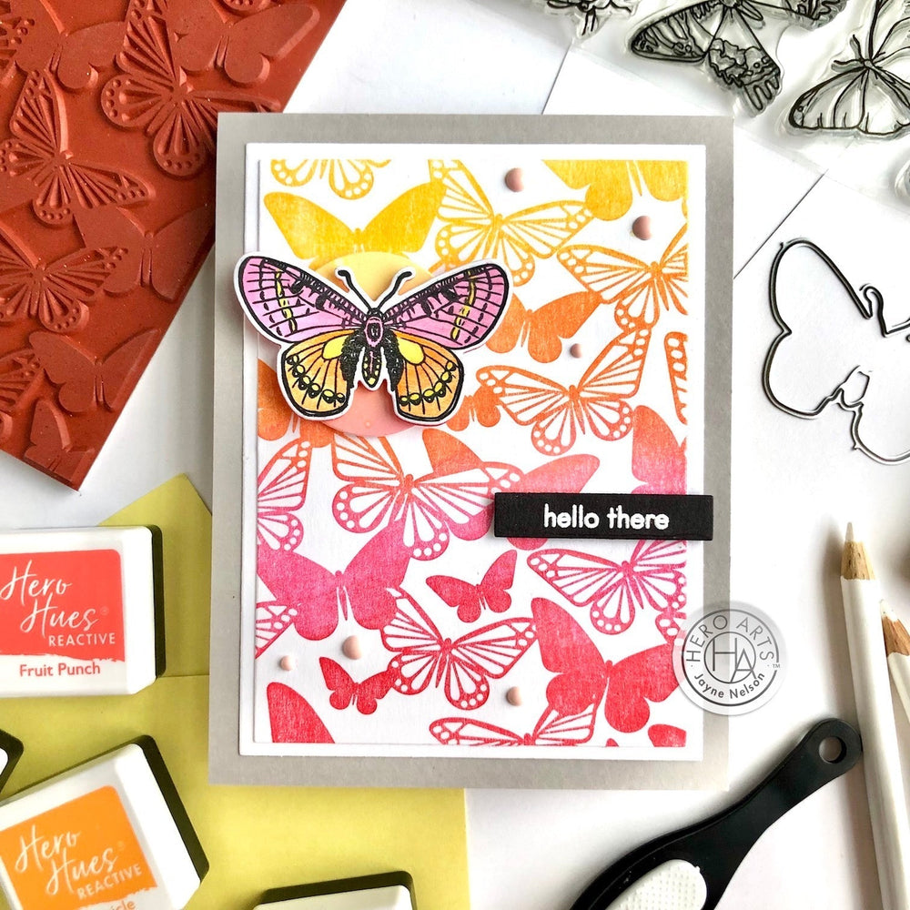 Hero Hues Reactive Ink Pad + Inker Bundle - Fruit Punch