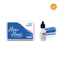 SB429 Blue Hawaii Reactive Ink Pad + Inker Bundle - Hero Arts