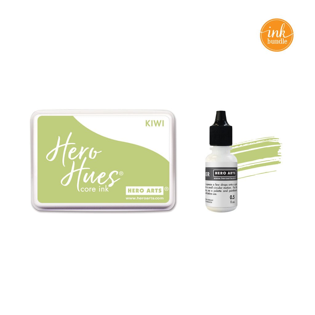 SB661 Kiwi Core Ink Pad + Inker Bundle - Hero Arts