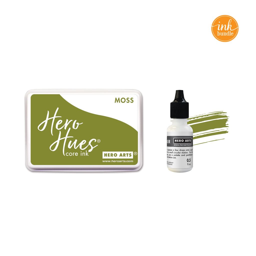 SB667 Moss Core Ink Pad + Inker Bundle - Hero Arts