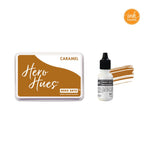 SB744 Caramel Core Ink Pad + Inker Bundle - Hero Arts