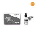 SB763 Charcoal Core Ink Pad + Inker Bundle - Hero Arts