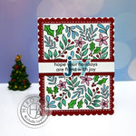 WB1128 Get Them All Christmas Foliage - Hero Arts