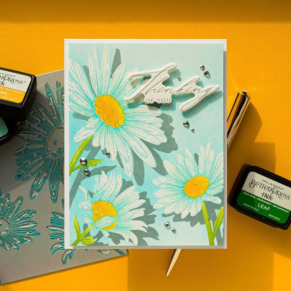 Daisy Trio BetterPress and Stencil Bundle  by Yana Smakula