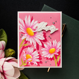 Daisy Trio BetterPress and Stencil Bundle  by Yana Smakula
