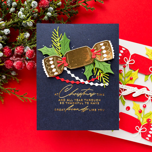 Christmas Cracker Etched Dies by Yana Smakula
