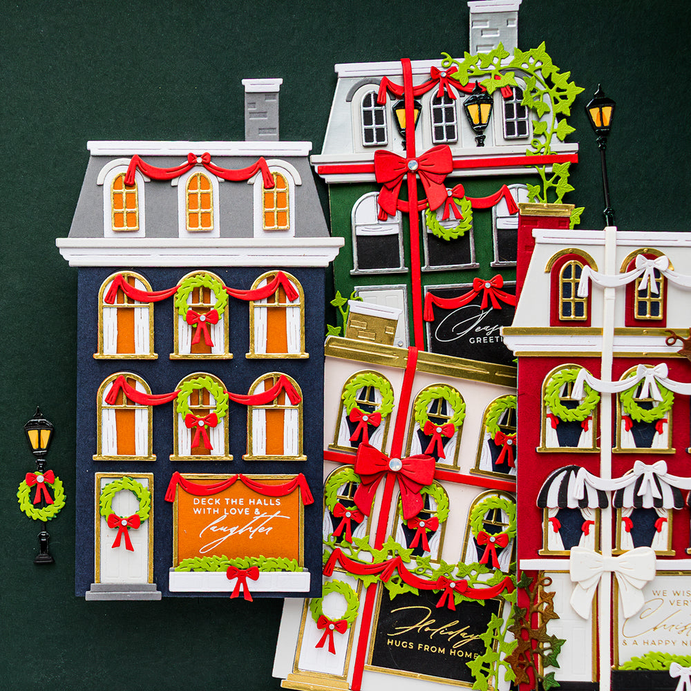 Holiday Hugs Sentiments Press + Foil Plate & Die Set by Yana Smakula