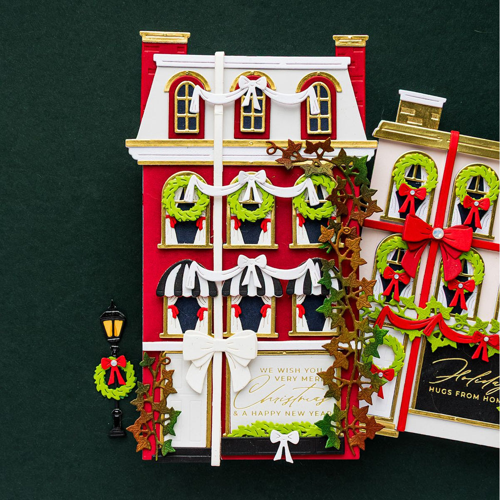 Wrapped Up City Holiday Etched Dies by Yana Smakula