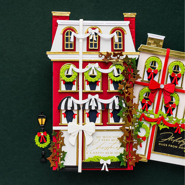 Wrapped Up City Holiday Etched Dies by Yana Smakula