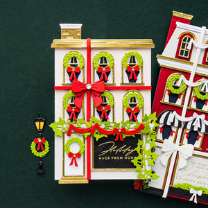 Wrapped Up City Holiday Etched Dies by Yana Smakula