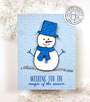 HD101 Snowman Card Printable