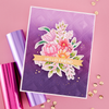 Hexi-Gem Blooms Glimmer Hot Foil Plate & Die Set from the Hexi-Gems Collection