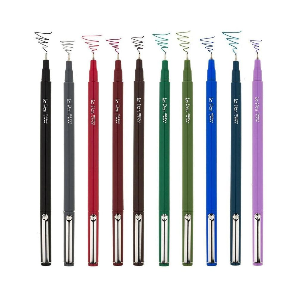 Uchida Le Pen Dark 10 Piece Set