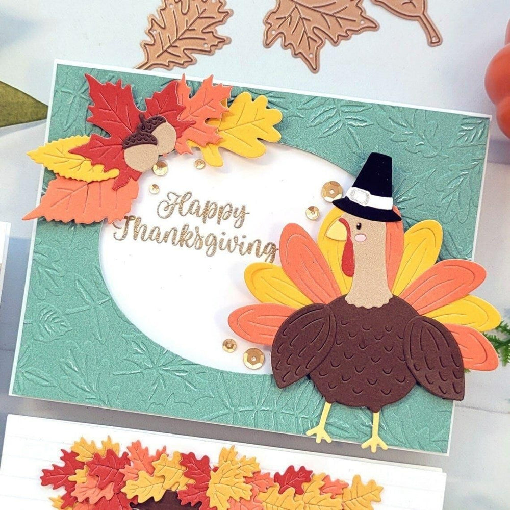 Mini Fall Blooms Etched Dies from the Fall Traditions Collection (S2-321) Andrea Shell Example 2
