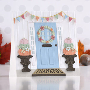 Open House Pumpkin Topiary Etched Dies from the Fall Traditions Collection (S3-423) Project Example 2