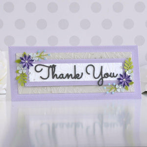 Mini Blooms and Sprigs Etched Dies from the Slimline Collection (S2-314) Annie Williams Example 2