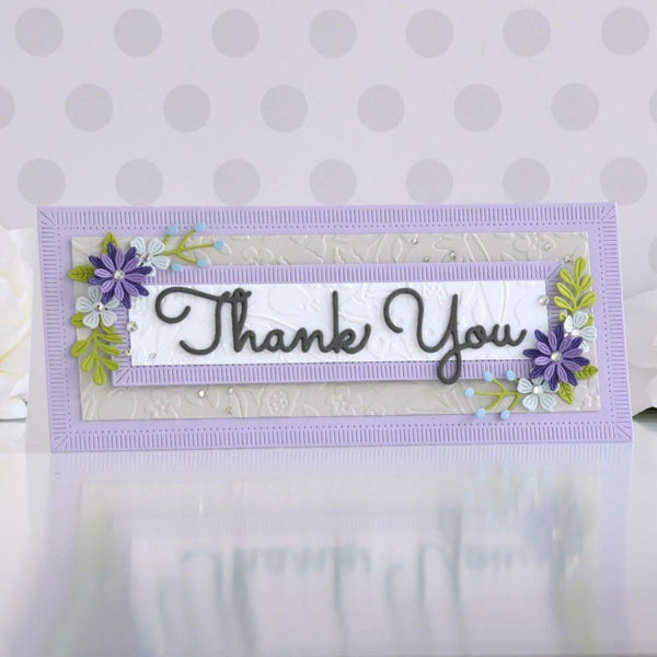 Mini Blooms and Sprigs Etched Dies from the Slimline Collection (S2-314) Annie Williams Example 2