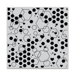 CG833 Abstract Honeycomb Bold Prints