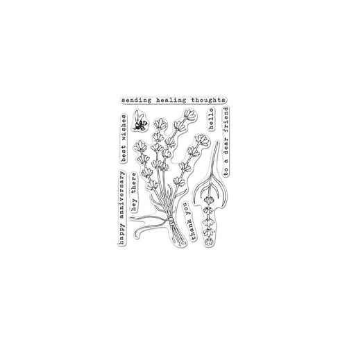 Hero Arts 4x6 Clear Stamps: Floral Journaling (HACM698)