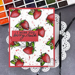 CM540 Hero Florals Strawberries Line Art