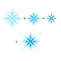 CM554 Color Layering Snowflake