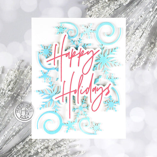 HC103 Happy Holidays Foil & Cut