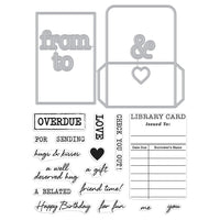 DC285 Library Card Stamp & Cut XL