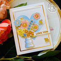 DF050 Mother's Day Vase Frame Cuts (C)