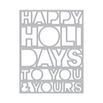 DI916 Happy Holidays Cover Plate (F)