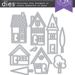 DI970 Neighborhood Houses Fancy Dies (D)