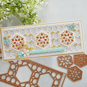 Mini Blooms and Sprigs Etched Dies from the Slimline Collection (S2-314) Project Example 2