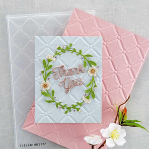 Tufted 3D Embossing Folder (E3D-027) project example. 