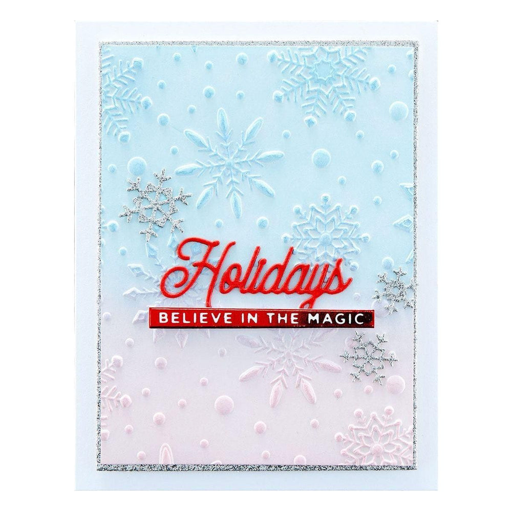 Flurry of Snowflakes 3D Embossing Folder